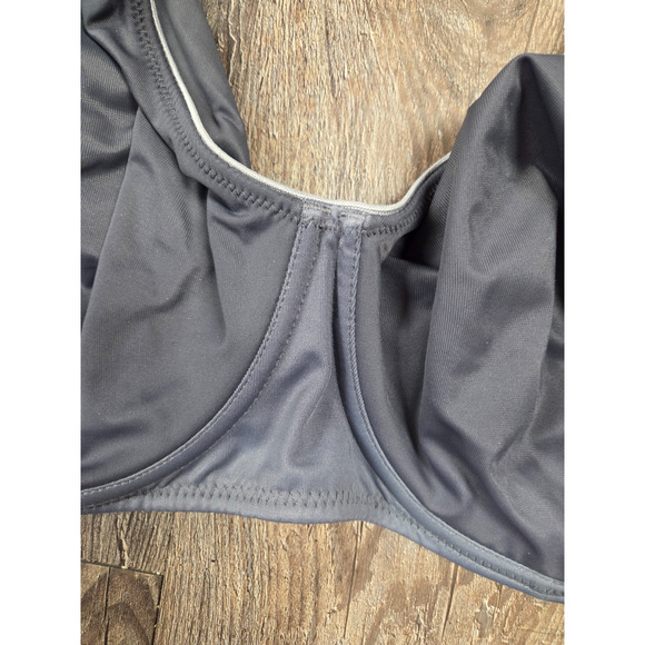Rosa Faia Nude Twin Underwired Seamless Bra 5490 Dark Gray Size 38G - Picture 2 of 6